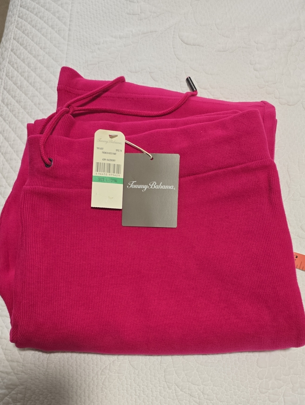 Tommy Bahama Women's Bright French Kiss Pant Sz Large/12/14